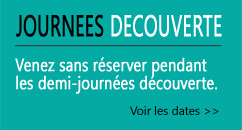 Journées Découvertes, venez sans réserver